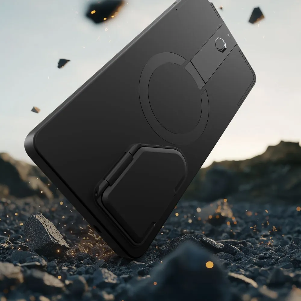Samsung Galaxy S25 Ultra vāciņš melns TECH-PROTECT KEVLAR AURA MAGSAFE