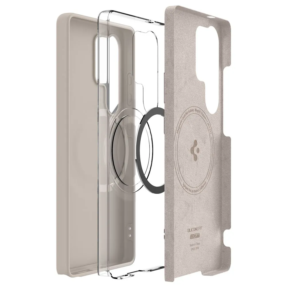 Samsung Galaxy S25 Ultra skal  SPIGEN SILICONE FIT MAG MAGSAFE