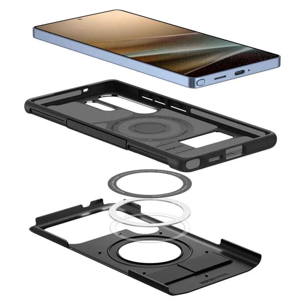 Samsung Galaxy S25 Ultra skal svart SPIGEN SLIM ARMOR MAG MAGSAFE