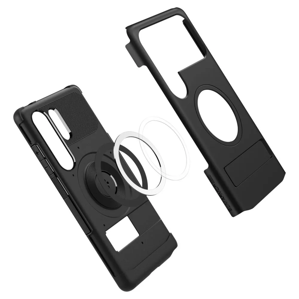 Samsung Galaxy S25 Ultra skal svart SPIGEN SLIM ARMOR MAG MAGSAFE