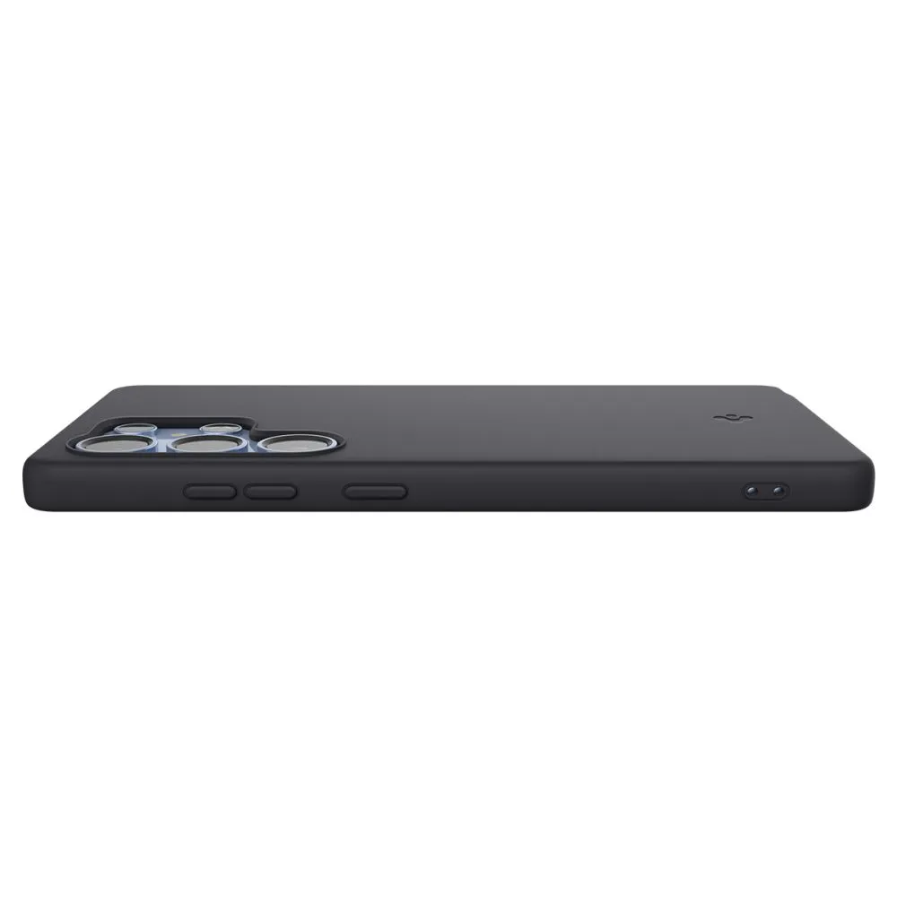 Samsung Galaxy S25 Ultra skal svart SPIGEN SILICONE FIT MAG MAGSAFE