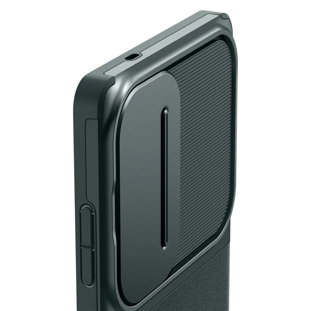 Samsung Galaxy S25 Ultra vāciņš zaļš SPIGEN OPTIK ARMOR