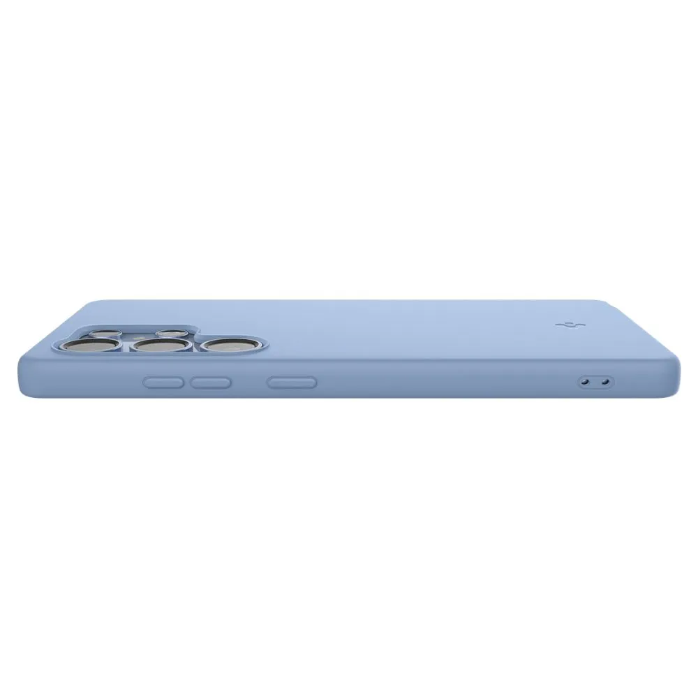 Samsung Galaxy S25 Ultra vāciņš zils SPIGEN SILICONE FIT MAG MAGSAFE