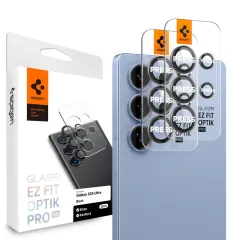 Galaxy S25 Ultra aizsargstikls SPIGEN OPTIK PRO HD GLAS.TR ”EZ FIT” CAMERA PROTECTOR 2-PACK Samsung Galaxy S25 Ultra