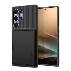 Samsung Galaxy S25 Ultra vāciņš melns SPIGEN SLIM ARMOR CS