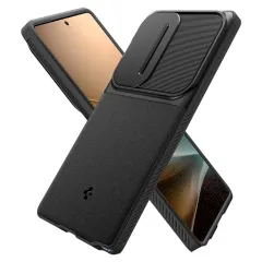 Samsung Galaxy S25 Ultra vāciņš melns SPIGEN OPTIK ARMOR