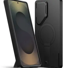 Samsung Galaxy S25 Ultra vāciņš melns TECH-PROTECT KEVLAR AURA MAGSAFE
