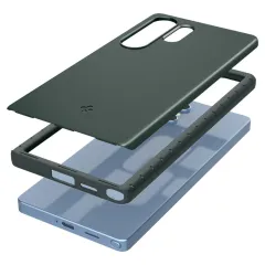 Samsung Galaxy S25 Ultra vāciņš zaļš SPIGEN THIN FIT MAG MAGSAFE