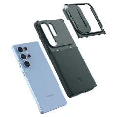Samsung Galaxy S25 Ultra vāciņš zaļš SPIGEN OPTIK ARMOR