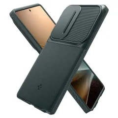 Samsung Galaxy S25 Ultra vāciņš zaļš SPIGEN OPTIK ARMOR
