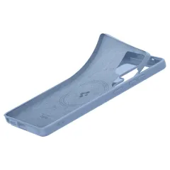 Samsung Galaxy S25 Ultra vāciņš zils SPIGEN SILICONE FIT MAG MAGSAFE