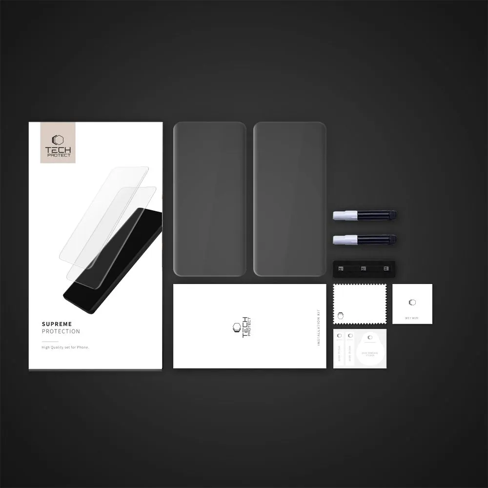 Xiaomi RedMi Note 14 Pro 5G aizsargstikls  TECH-PROTECT GLASS UV+ 2-PACK