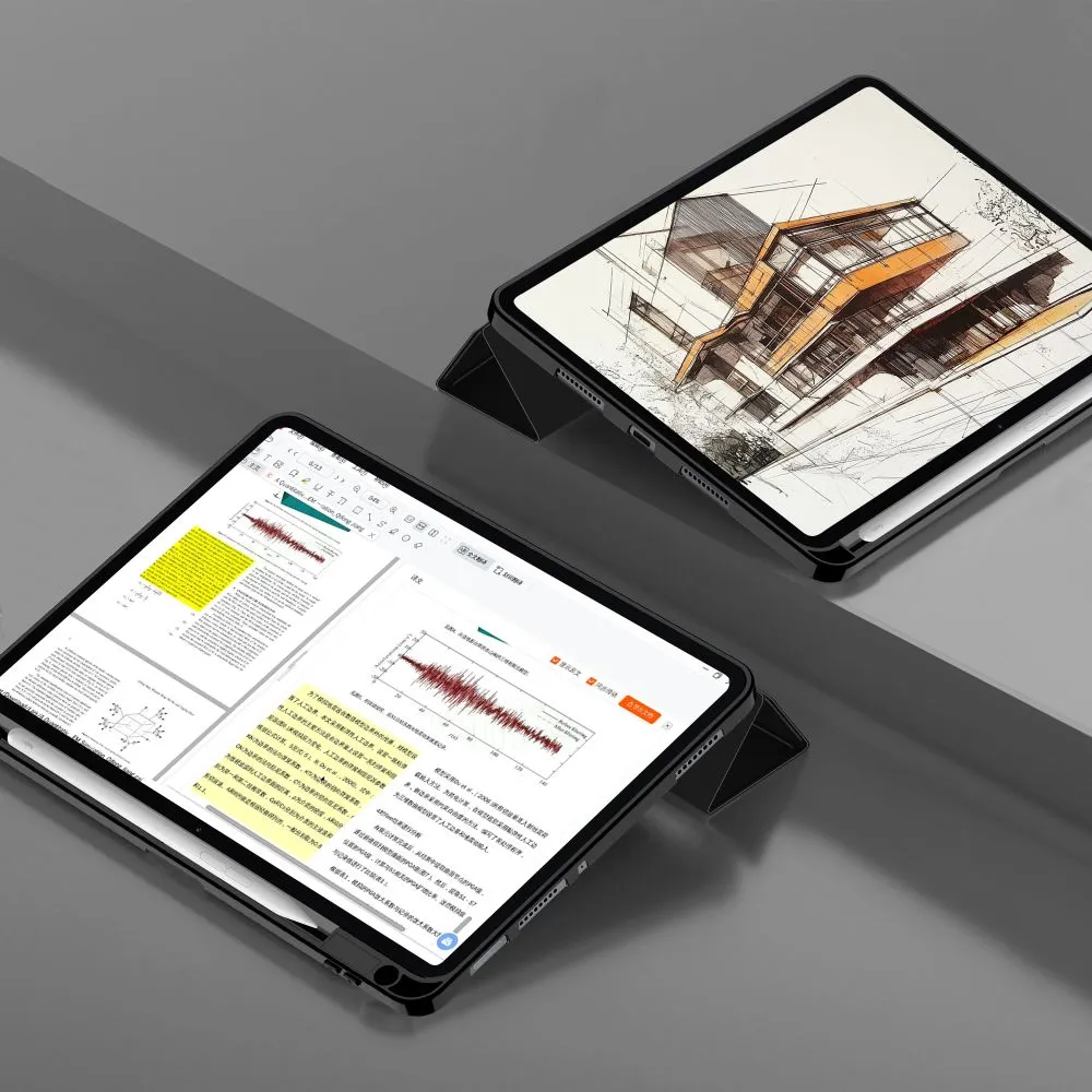 Xiaomi Pad 7/Pad 7 Pro maciņš melns TECH-PROTECT SC PEN