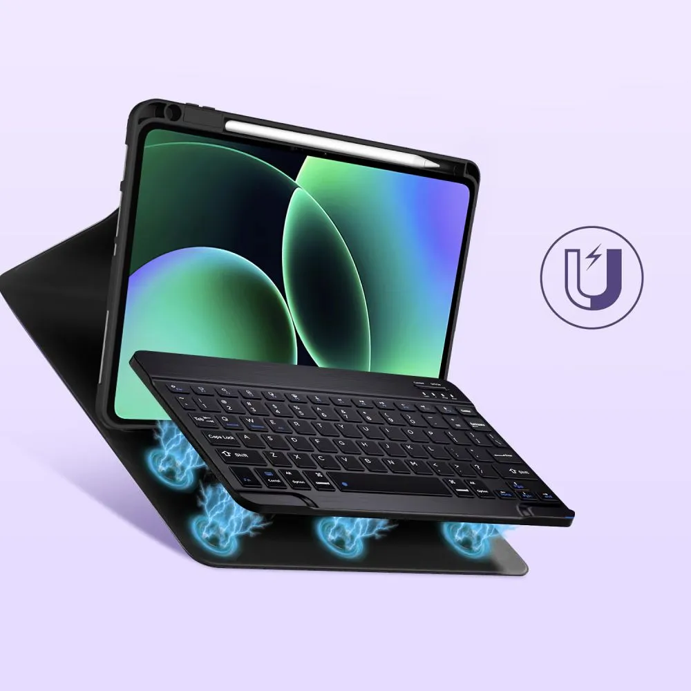 Xiaomi Pad 7/Pad 7 Pro Planšetes maciņš melns TECH-PROTECT SC PEN + KEYBOARD 7/