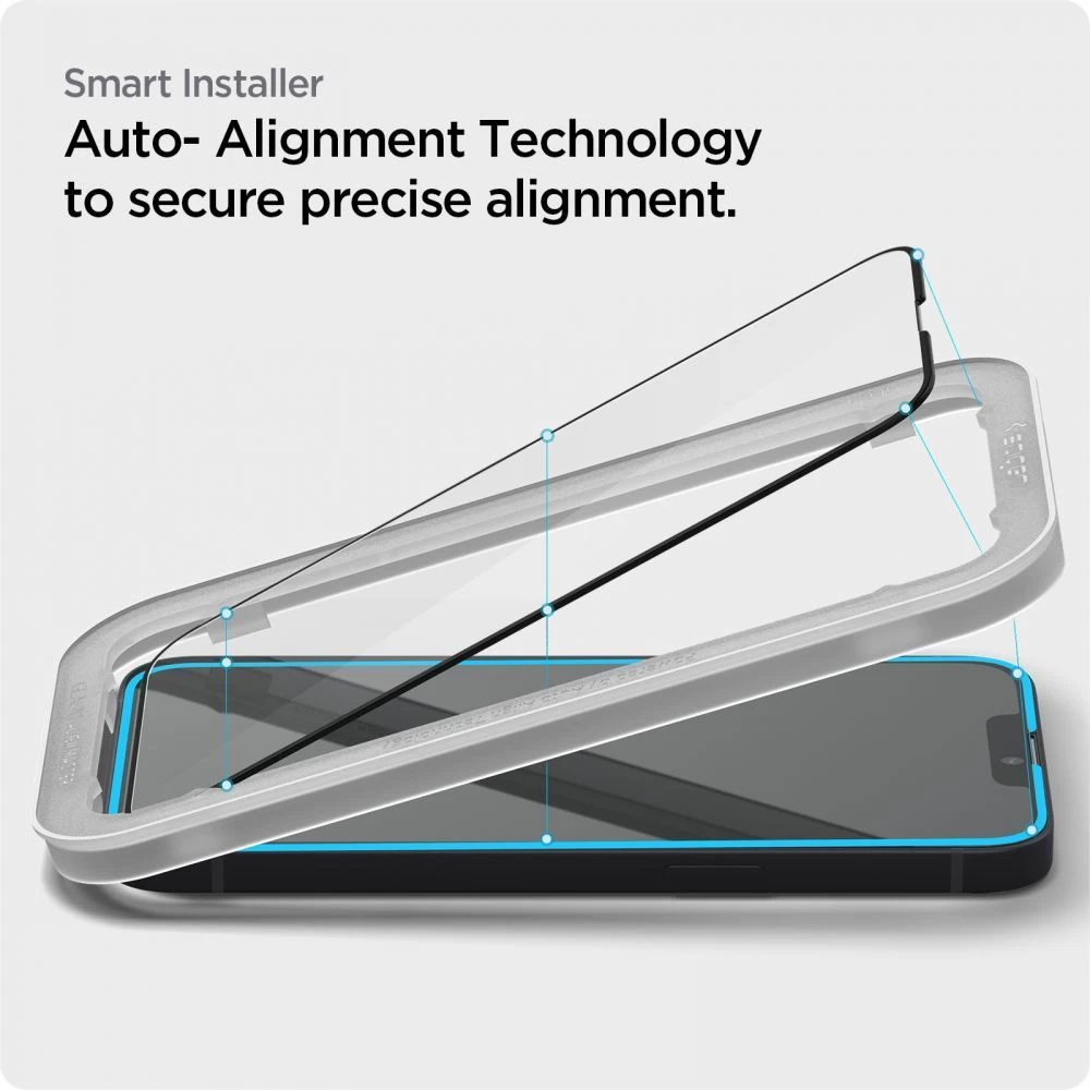 Apple iPhone 16e apsauginis stiklas  SPIGEN ALM GLASS FC