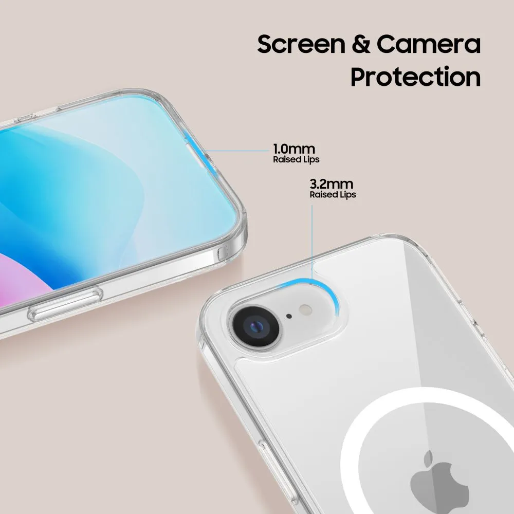 Apple iPhone 16e case transparent TECH-PROTECT FLEXAIR HYBRID MAGSAFE