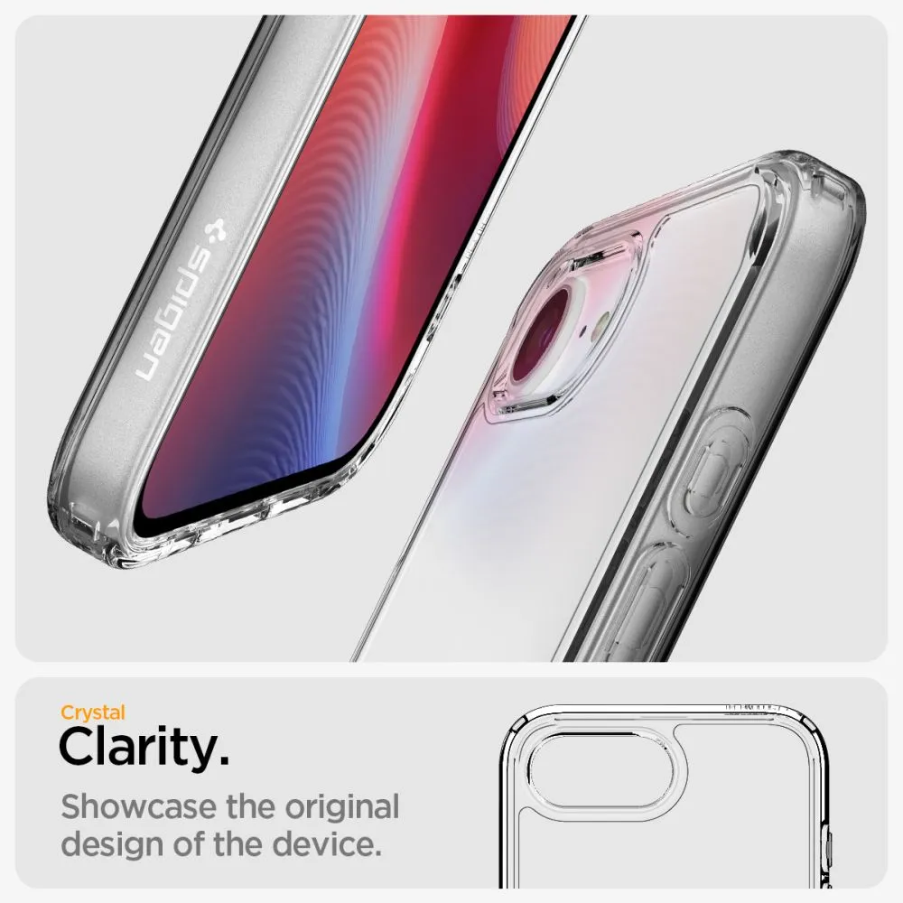 Apple iPhone 16e suojakuori läpinäkyvä SPIGEN ULTRA HYBRID