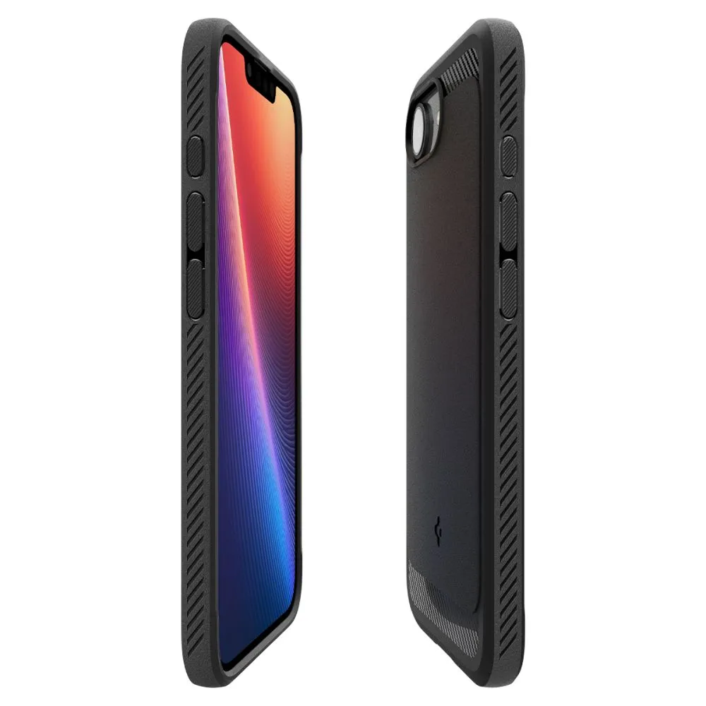Apple iPhone 16e suojakuori musta SPIGEN RUGGED ARMOR MAG MAGSAFE