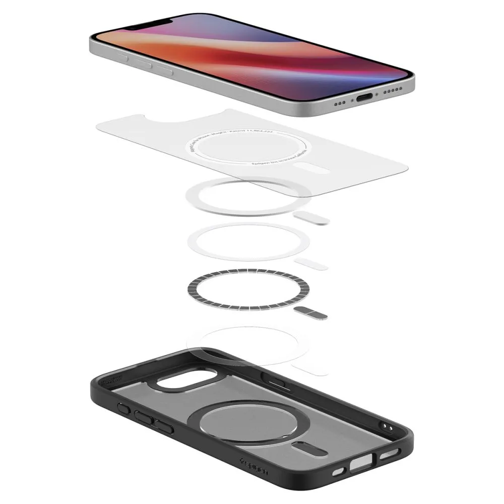 Apple iPhone 16e suojakuori musta SPIGEN ULTRA HYBRID MAG MAGSAFE