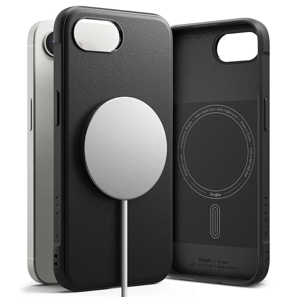 Apple iPhone 16e suojakuori musta RINGKE ONYX MAGNETIC MAGSAFE