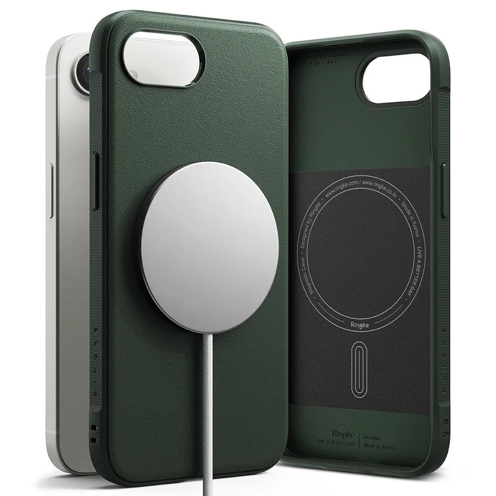 Apple iPhone 16e suojakuori vihreä RINGKE ONYX MAGNETIC MAGSAFE