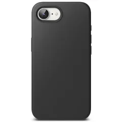 Apple iPhone 16e suojakuori musta RINGKE SILICONE MAGNETIC MAGSAFE