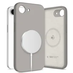 iPhone iPhone 16e vāciņš TECH-PROTECT LIQUID SILICONE MAGSAFE Apple iPhone 16e