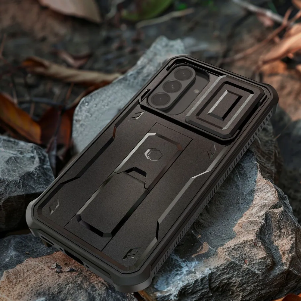 Samsung Galaxy A56 5G vāciņš melns TECH-PROTECT KEVLAR CAM+