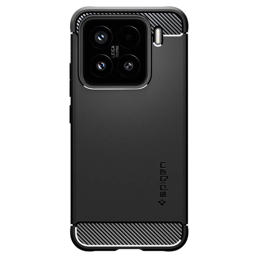 Xiaomi 15 vāciņš melns SPIGEN RUGGED ARMOR