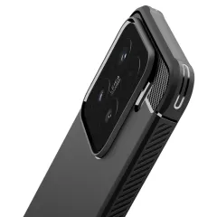 Xiaomi 15 vāciņš melns SPIGEN RUGGED ARMOR