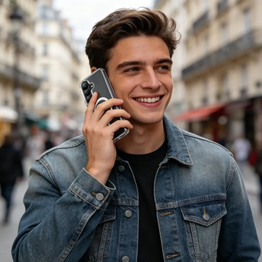Samsung Galaxy A36 5G Telefona vāciņš caurspīdīgs TECH-PROTECT FLEXAIR HYBRID MAGSAFE