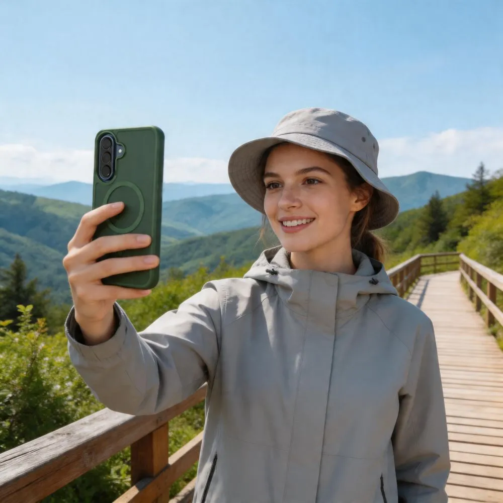 Samsung Galaxy A36 5G Telefona vāciņš zaļš TECH-PROTECT MAGMAT MAGSAFE