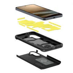 Samsung Galaxy A36 5G vāciņš melns SPIGEN TOUGH ARMOR