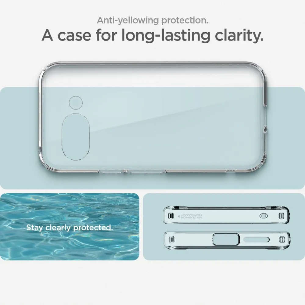Google Pixel 9A ümbris läbipaistev SPIGEN ULTRA HYBRID