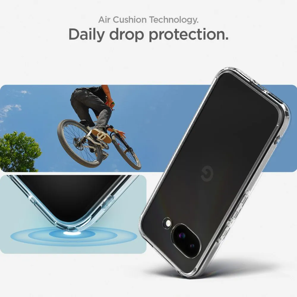 Google Pixel 9A ümbris läbipaistev SPIGEN ULTRA HYBRID