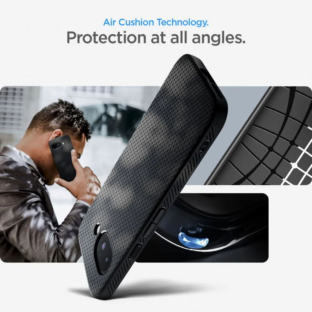 Google Pixel 9A ümbris must SPIGEN LIQUID AIR