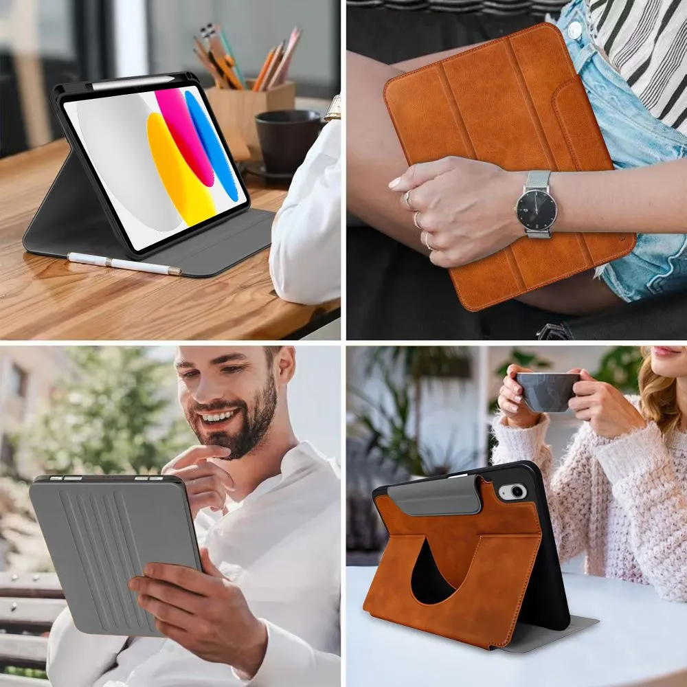 Apple iPad 11 (2025) Planšetes maciņš brūns TECH-PROTECT FLEECE
