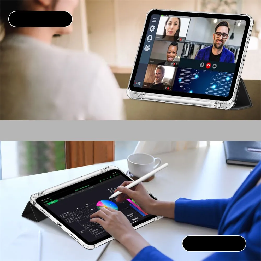 Apple iPad 11 (2025) maciņš melns TECH-PROTECT SC PEN HYBRID