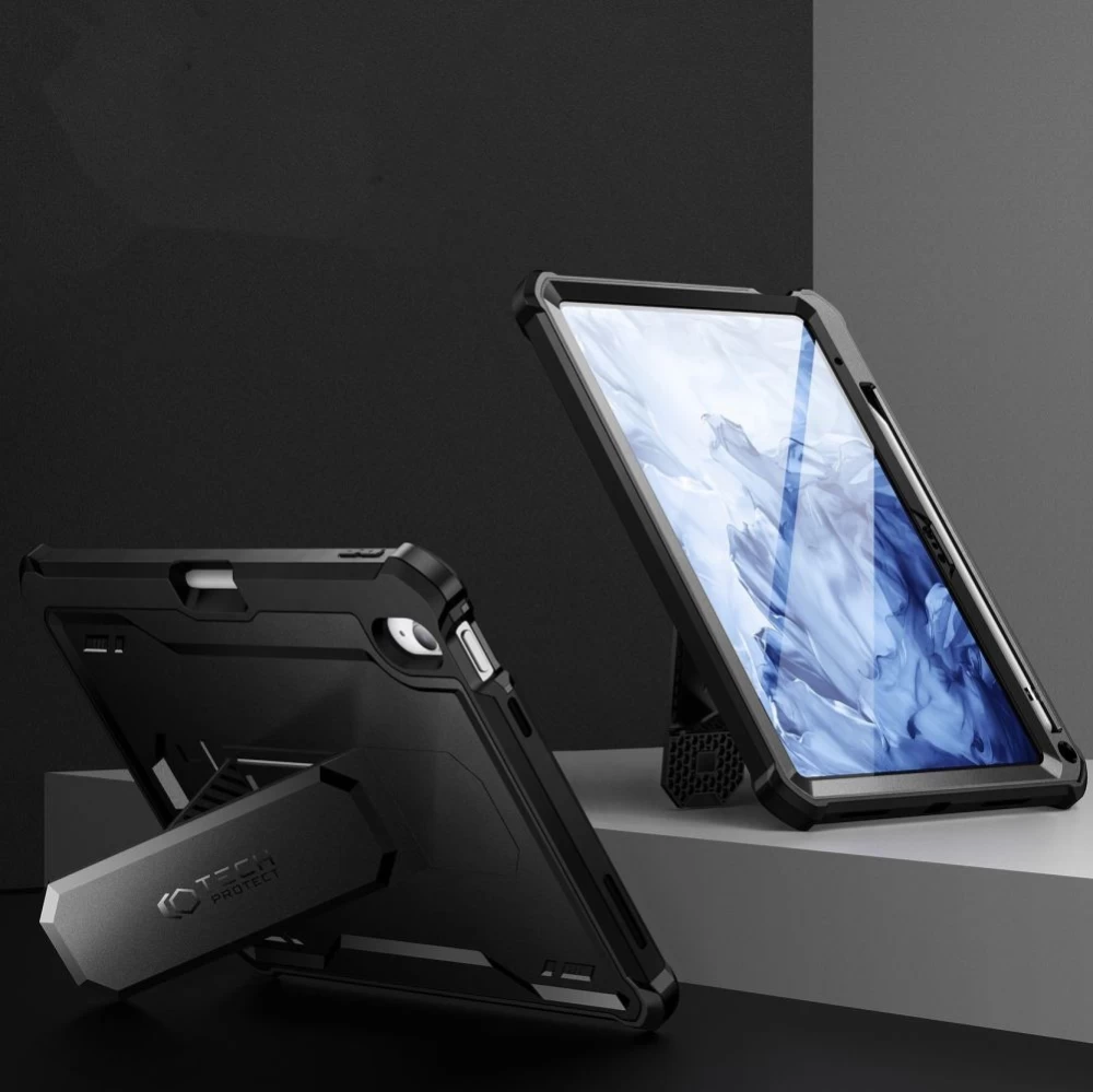 Apple iPad 11 (2025) tablet skal, fodral svart TECH-PROTECT KEVLAR PRO