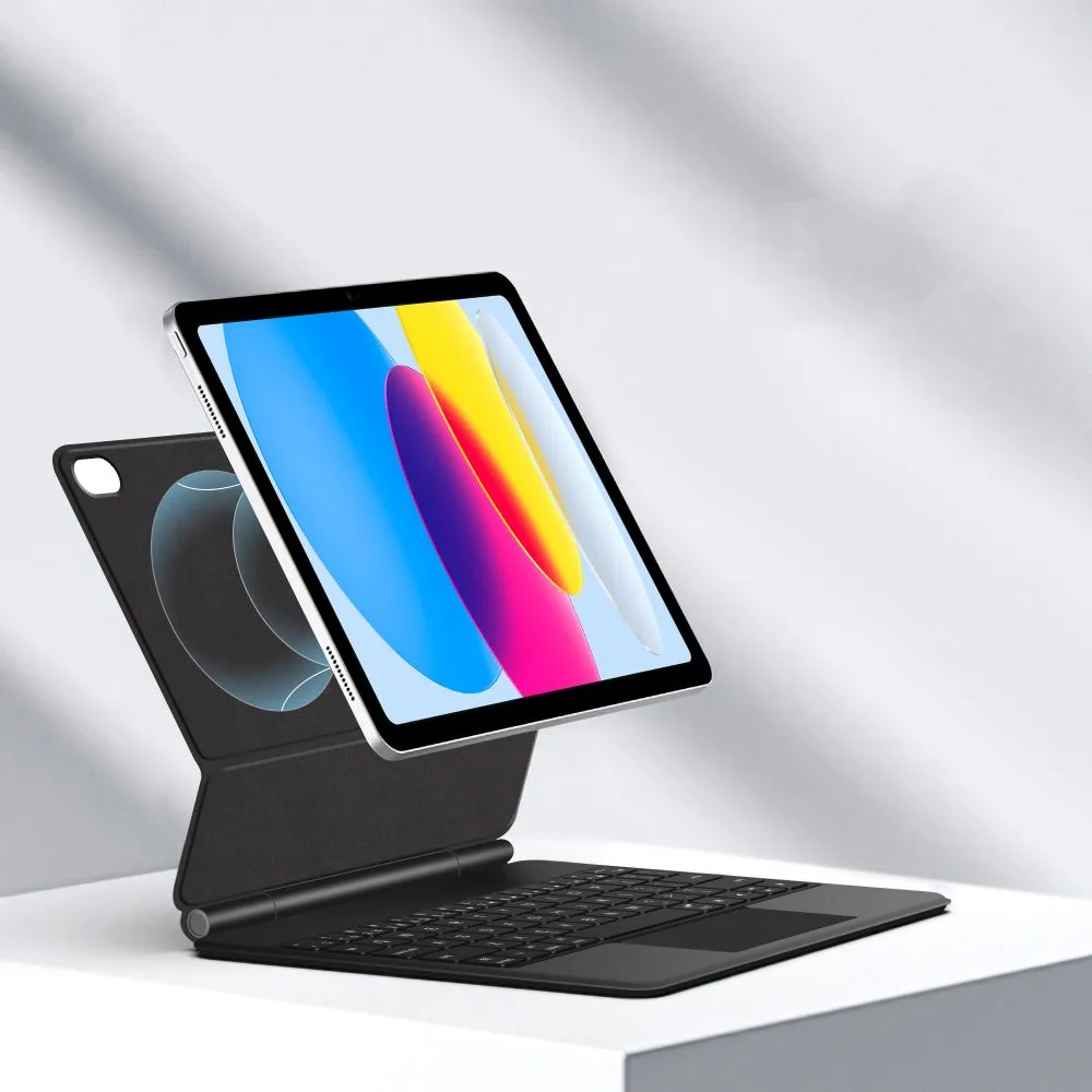Apple iPad 11 (2025) maciņš melns TECH-PROTECT SMARTCASE MAGNETIC + KEYBOARD