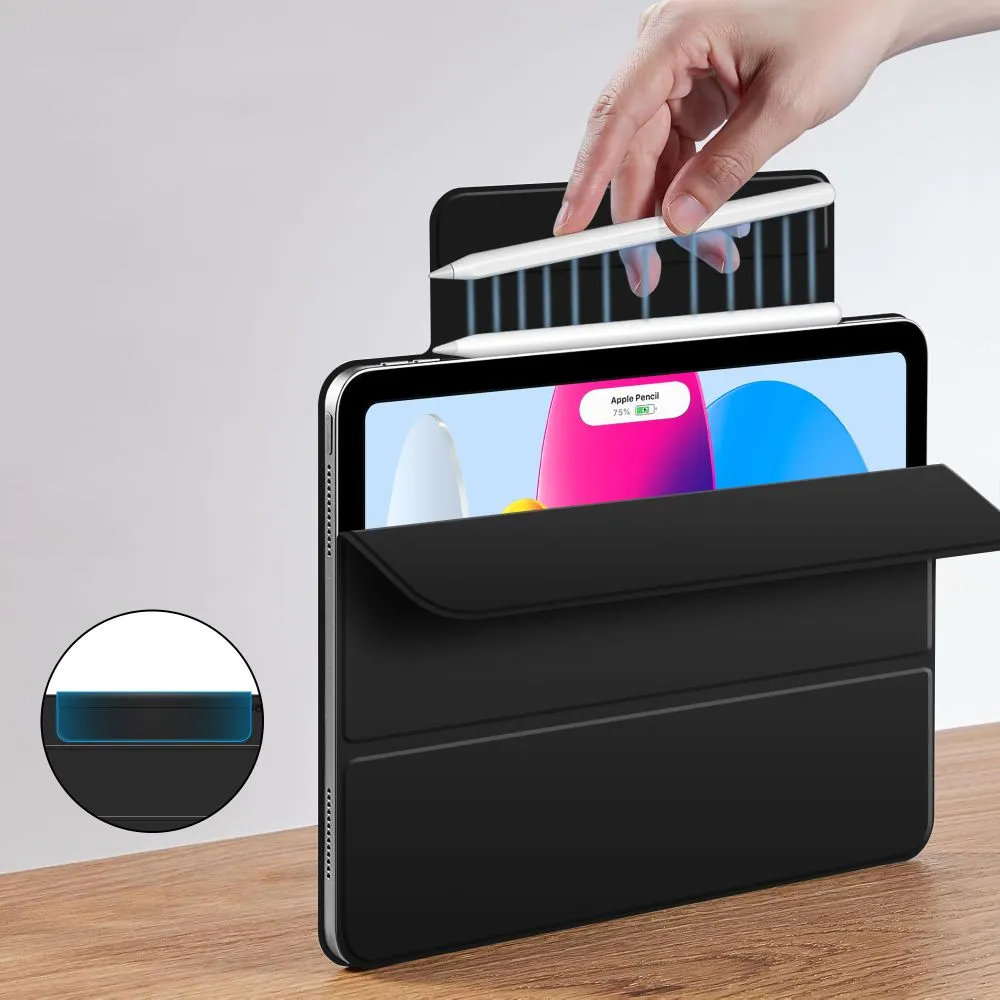 Apple iPad 11 (2025) maciņš melns TECH-PROTECT SMARTCASE MAGNETIC