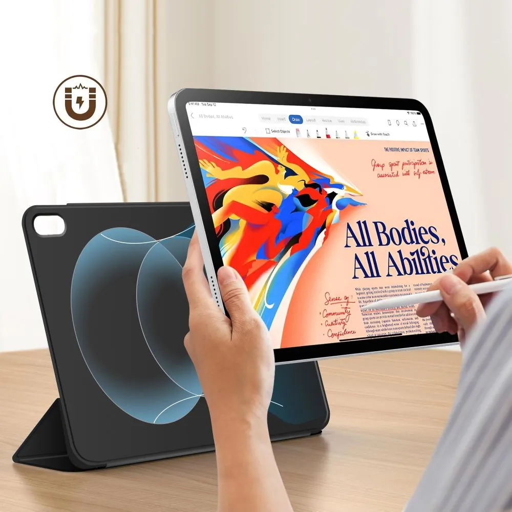 Apple iPad 11 (2025) maciņš melns TECH-PROTECT SMARTCASE MAGNETIC