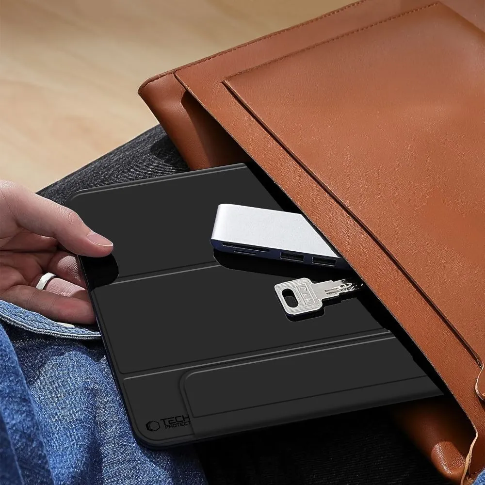 Apple iPad 11 (2025) maciņš melns TECH-PROTECT SMARTCASE MAGNETIC