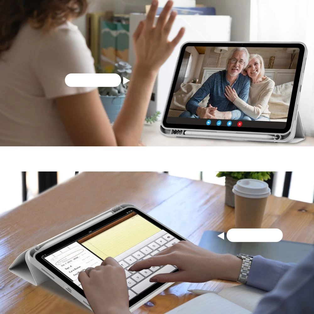 Apple iPad 11 (2025) maciņš pelēks TECH-PROTECT SC PEN