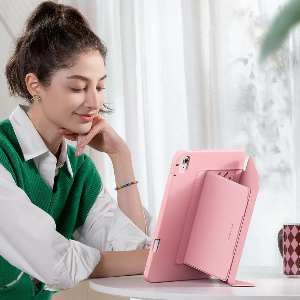 Apple iPad 11 (2025) maciņš rozā ESR FLIP HYBRID