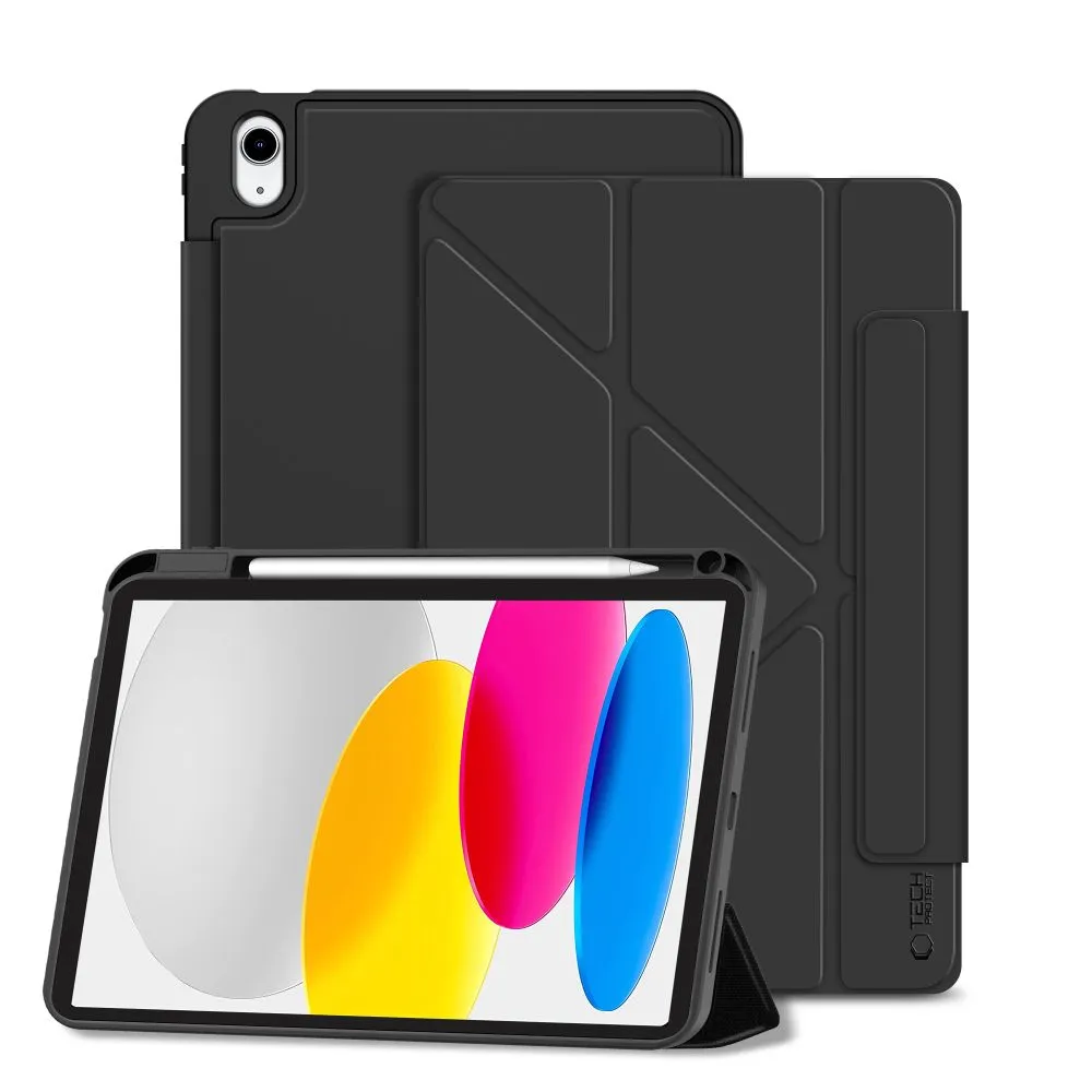 Apple iPad 11 (2025) Planšetes maciņš melns TECH-PROTECT SC PEN ORIGAMI