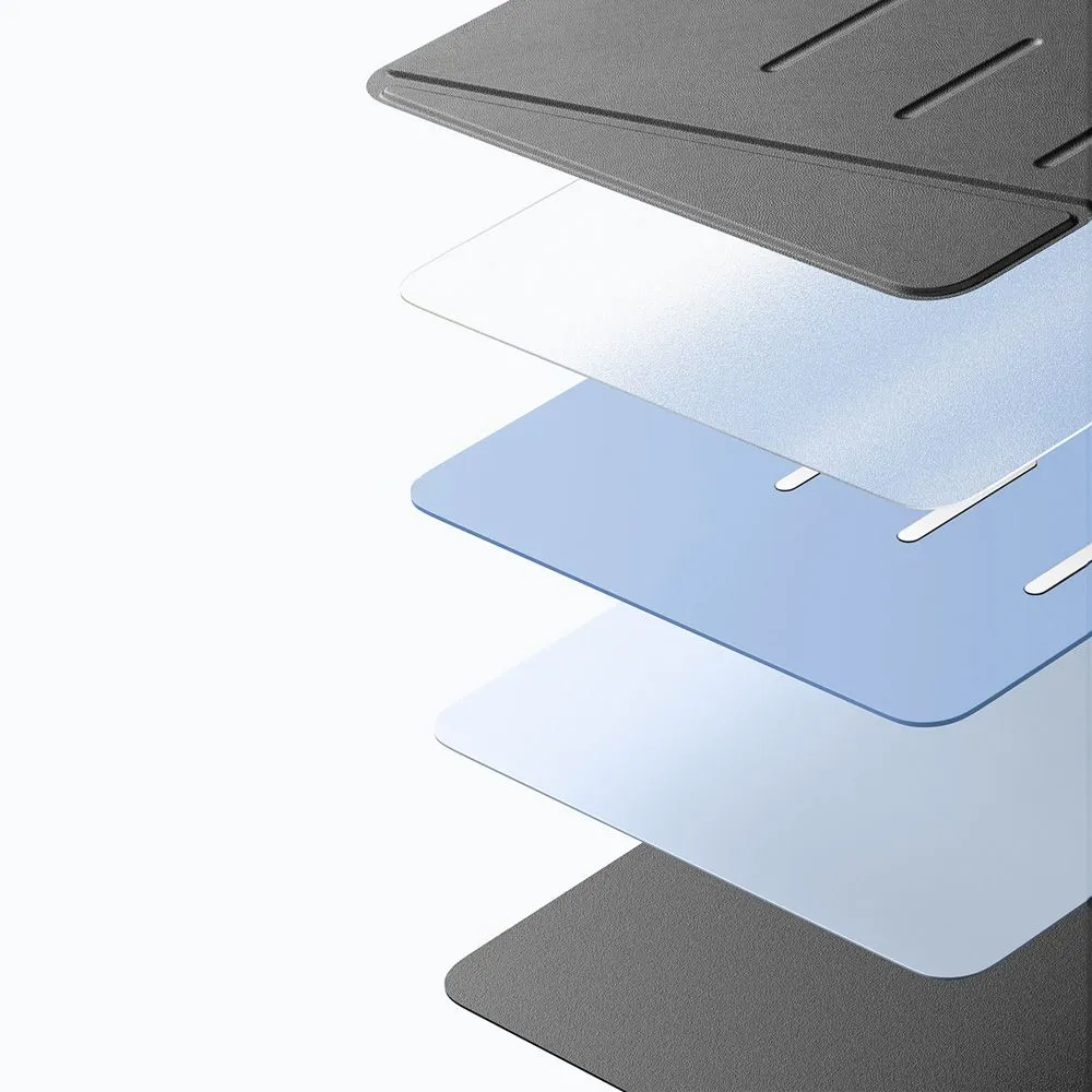 Apple iPad Air 13 (2025) tablet suojakuori, suojakotelo musta ESR FLIP HYBRID