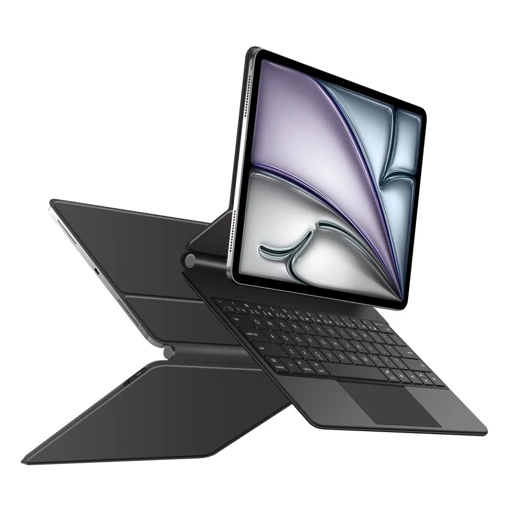 Apple iPad Air 13 (2025) чехол для планшетa черный TECH-PROTECT SMARTCASE MAGNETIC + KEYBOARD