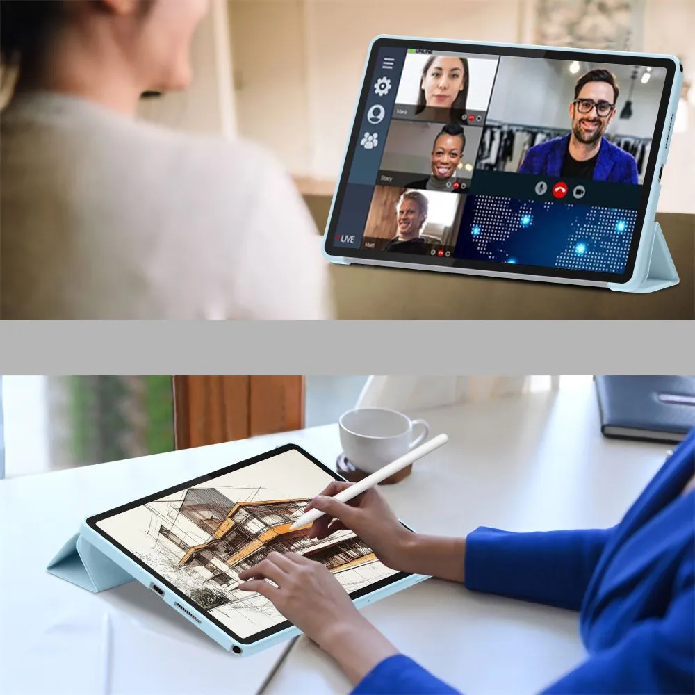 Lenovo Tab 10.1 TB-311 maciņš zils TECH-PROTECT SMARTCASE