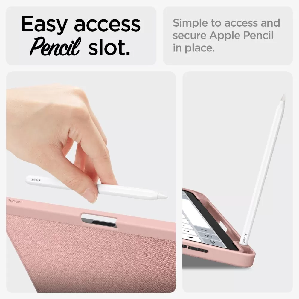Apple iPad Air 11 7th Gen (2025) tablet suojakuori, suojakotelo pinkki SPIGEN URBAN FIT